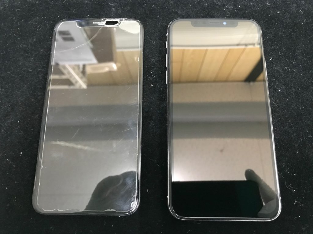 松本市iPhoneX画面液晶不良修理