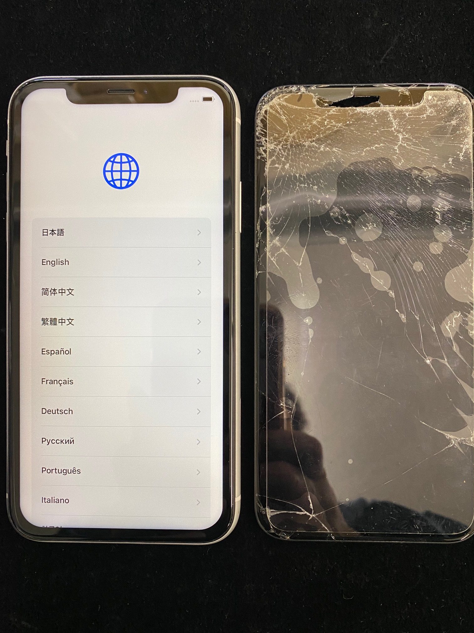 iPhoneX画面割れ・タッチ不良修理